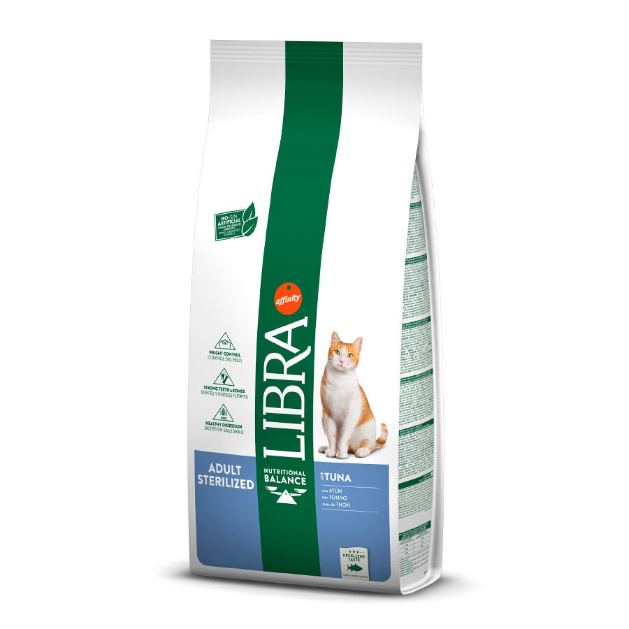 Libra Adult Ração Esterilizada de Atum para Gatos