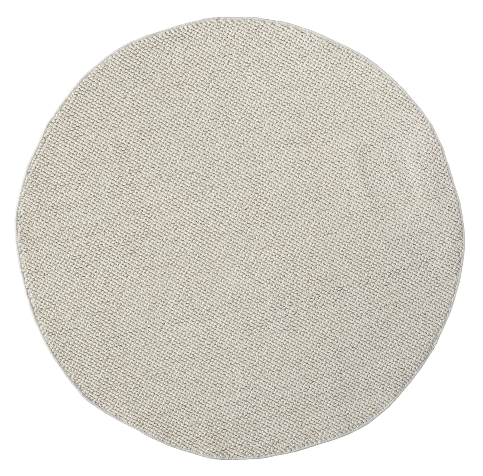 Kurzflorteppich AVA - beige - Ø 120 cm