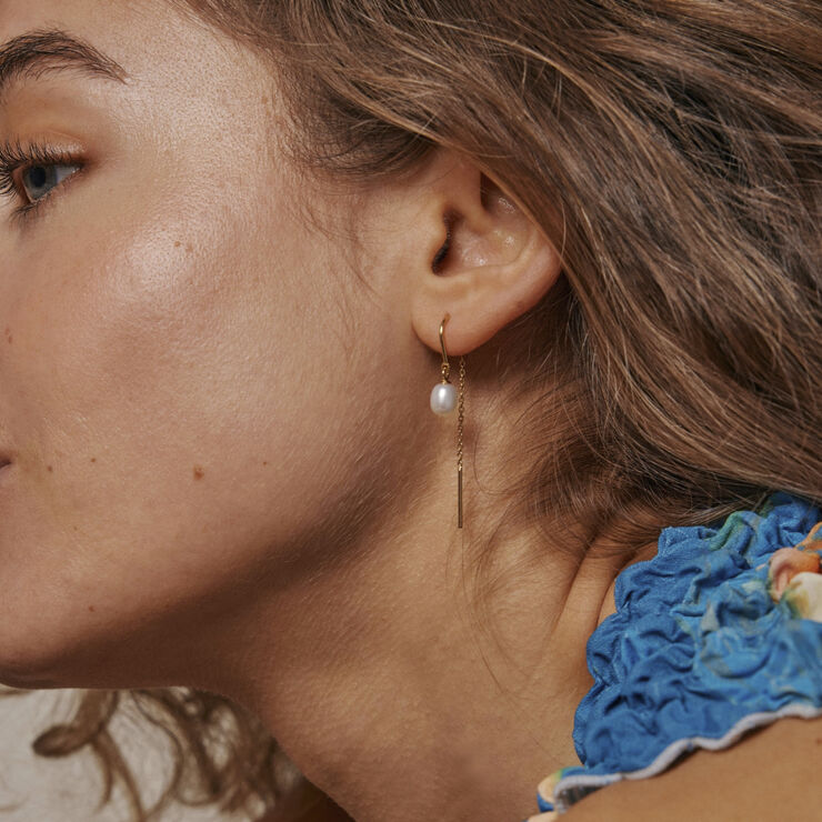 ENAMEL Copenhagen Earring, Eleanor Pearl Pearl