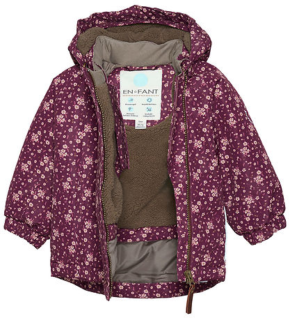 En Fant Winterjacke - Fig m. Blumen