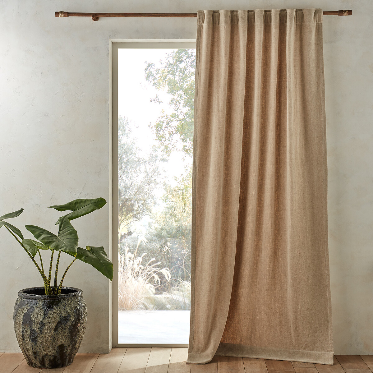 AM.PM<br>Cortina de linho/algodão, fabricada na França, Josepha
