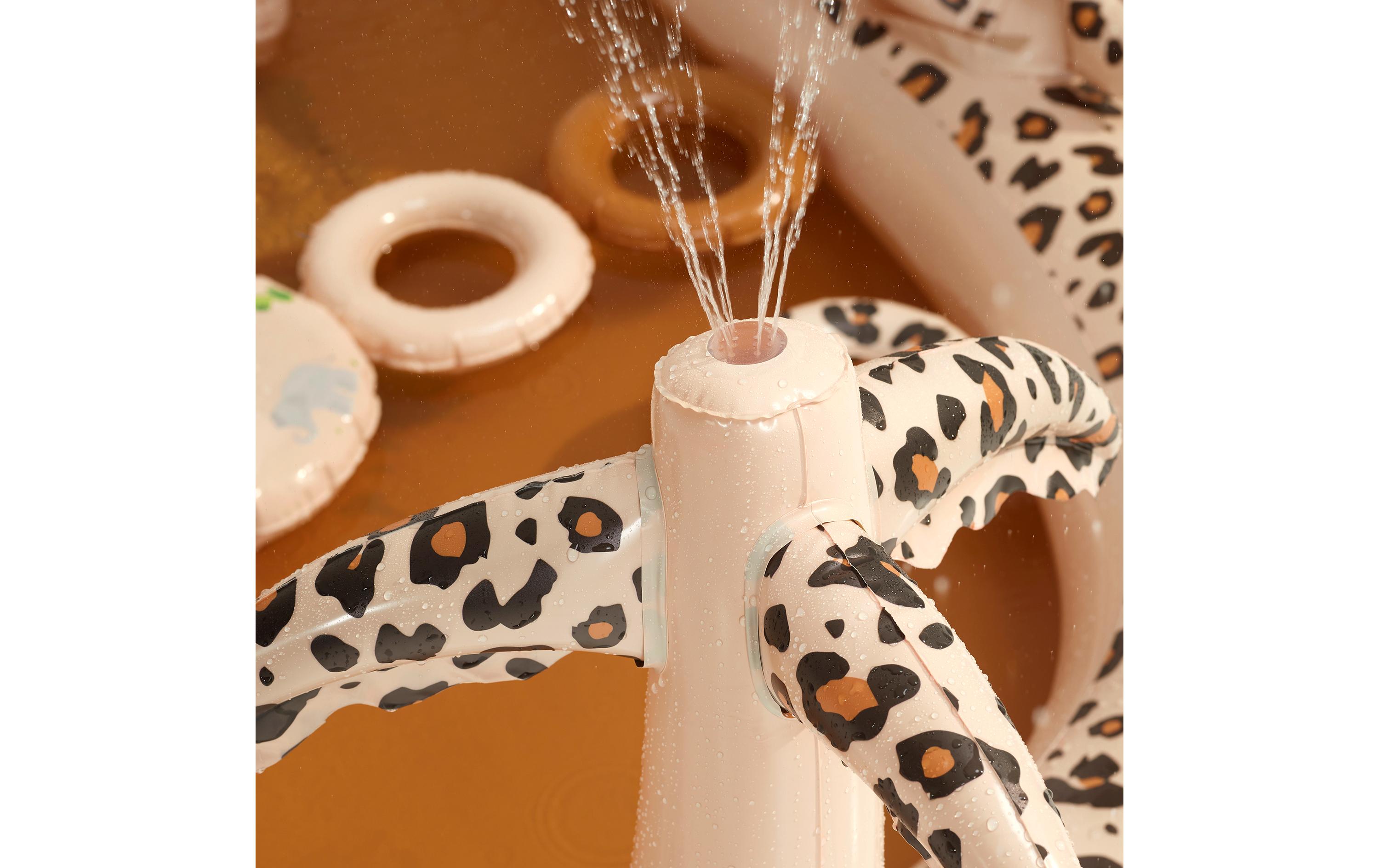 Planschbecken Beige Leopard Ø 210 cmAufblasbarer Spielpool