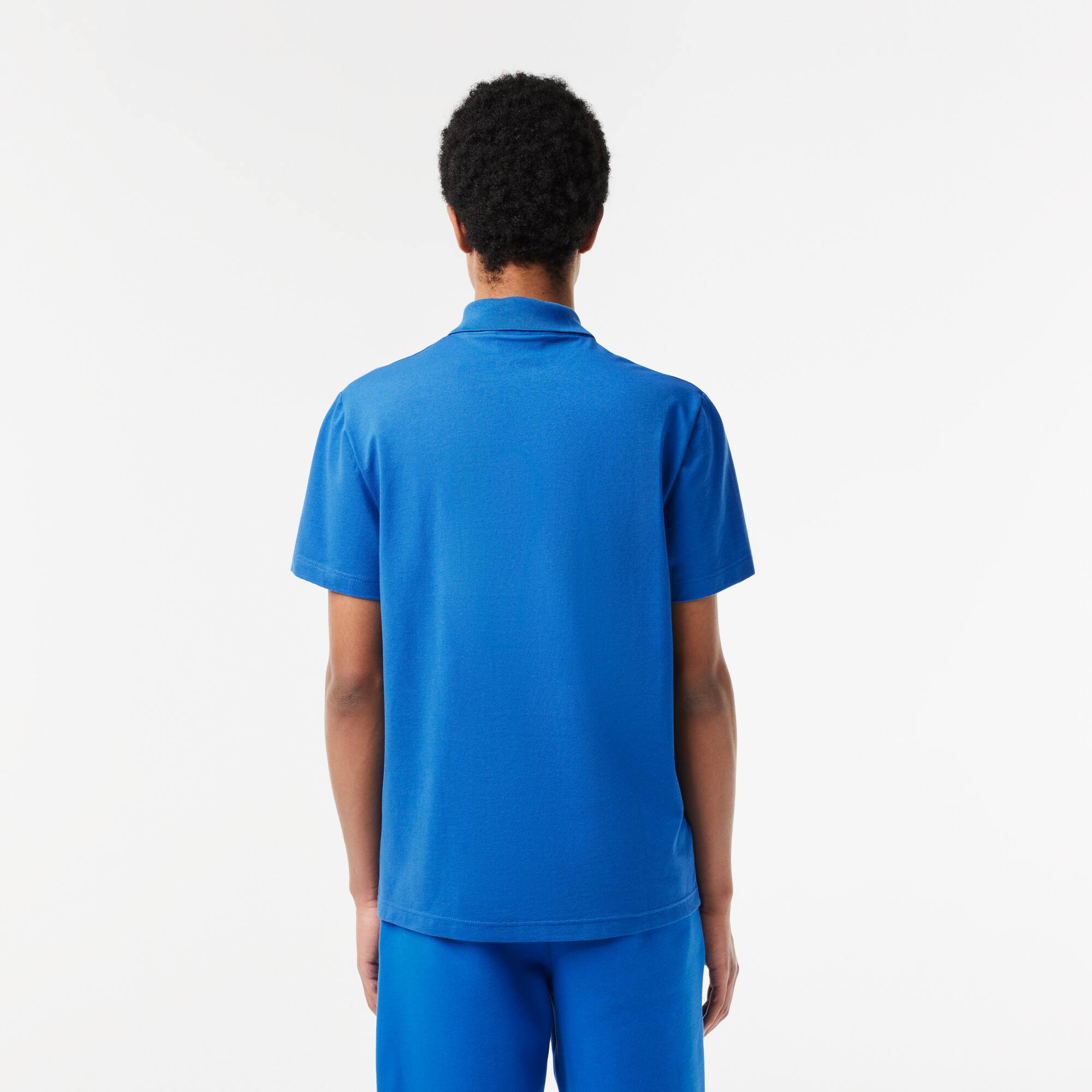 Polo regular fit coton polyester Manches Courtes - Bleu - Lacoste - Homme
