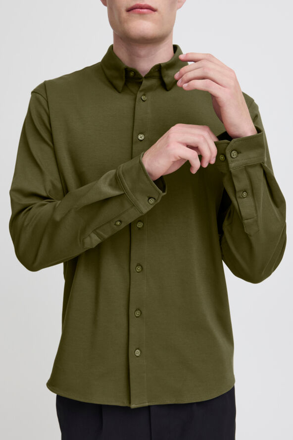 Casual Friday CFARTHUR LS BU jersey shirt Deep depths