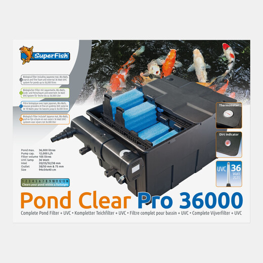 Superfish Pondclear Pro 36000 UVC-36W | Vijverfilter
