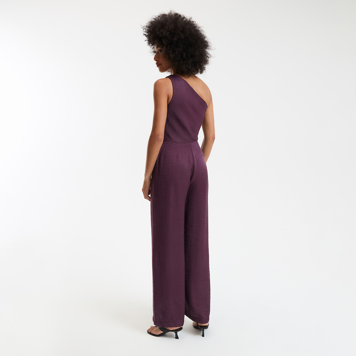 COLEÇÕES LA REDOUTE<br>Macacão longo, ombro assimétrico