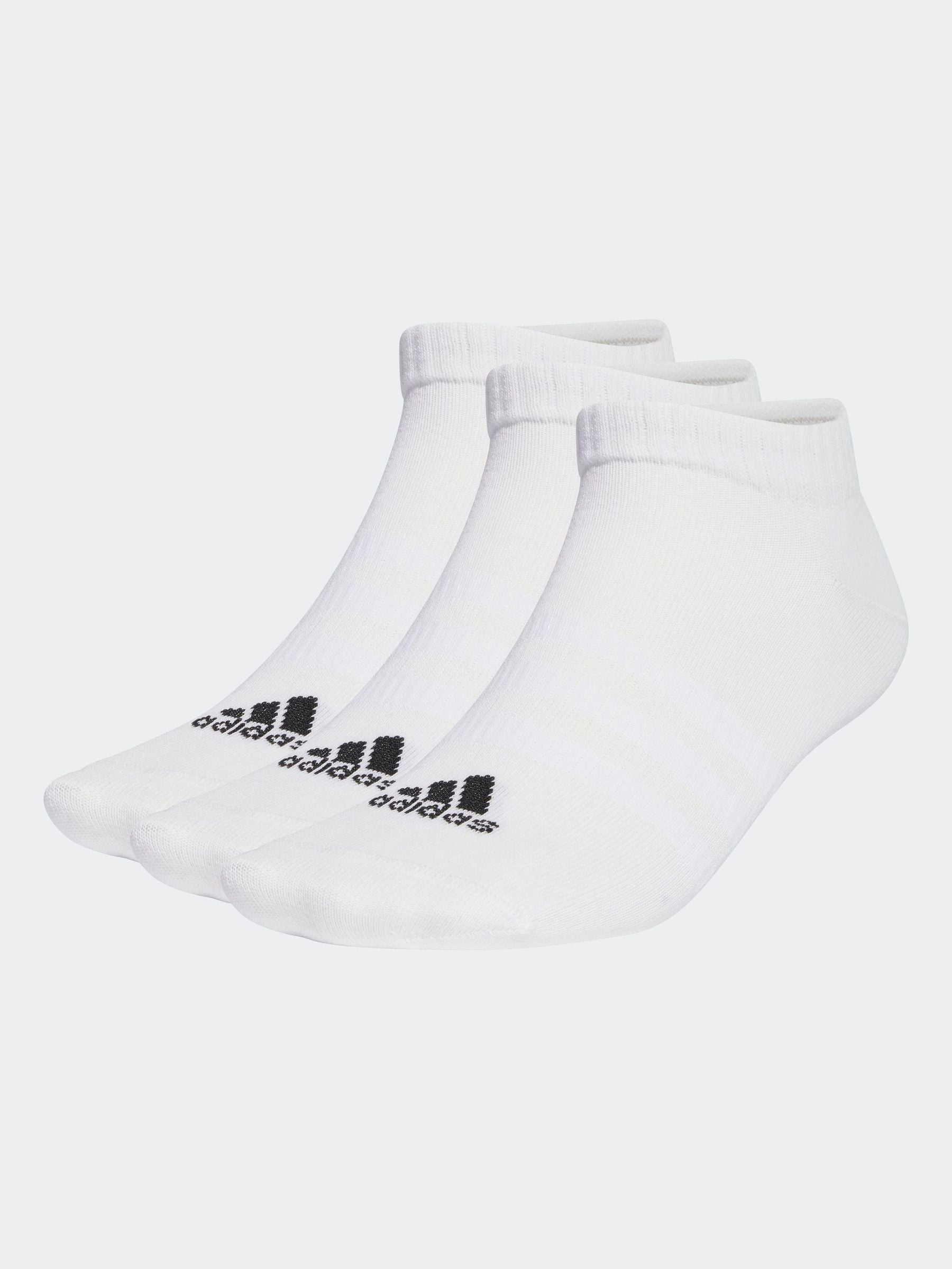adidas Sportswear verpakking van 3 paar dunne en lichte, lage sportsokken voor volwassenen