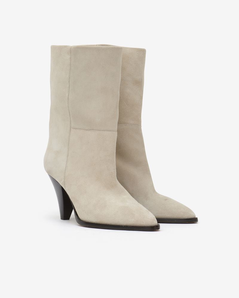BOTTINES EN CUIR VEAU VELOURS ROUXA
