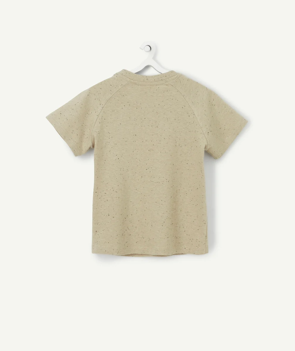 T-SHIRT BÉBÉ GARÇON VERT AVEC ANIMATION BRODÉE