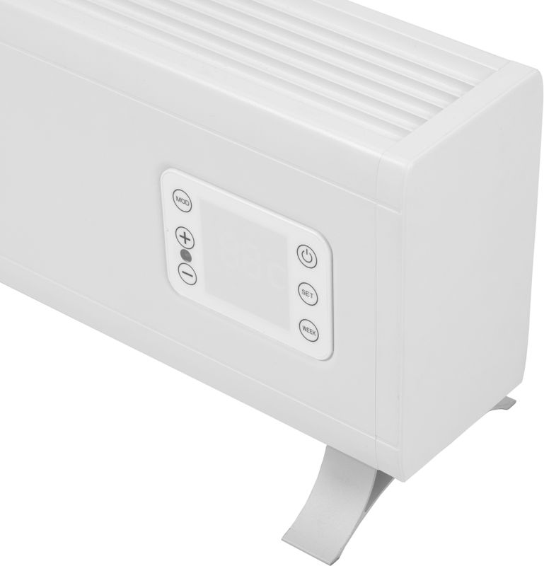 Eurom - Alutherm Baseboard - Convector Verwarming - Wit - 1500W