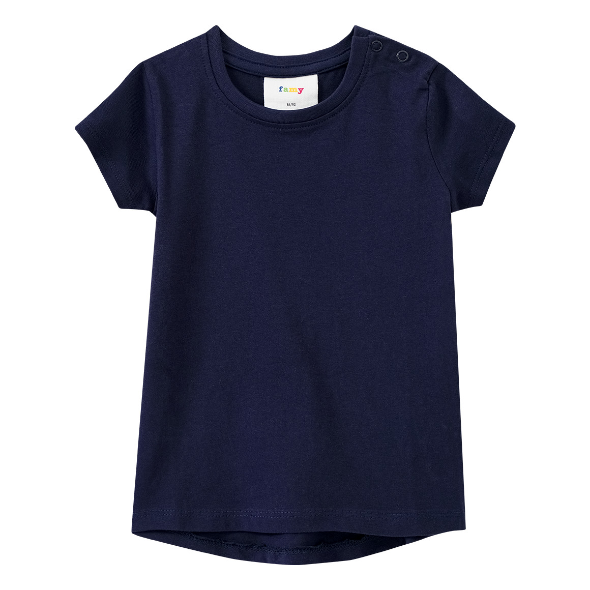 Famy 3 Baby T-Shirts im Basic-Look rosa / hellrosa / dunkelblau