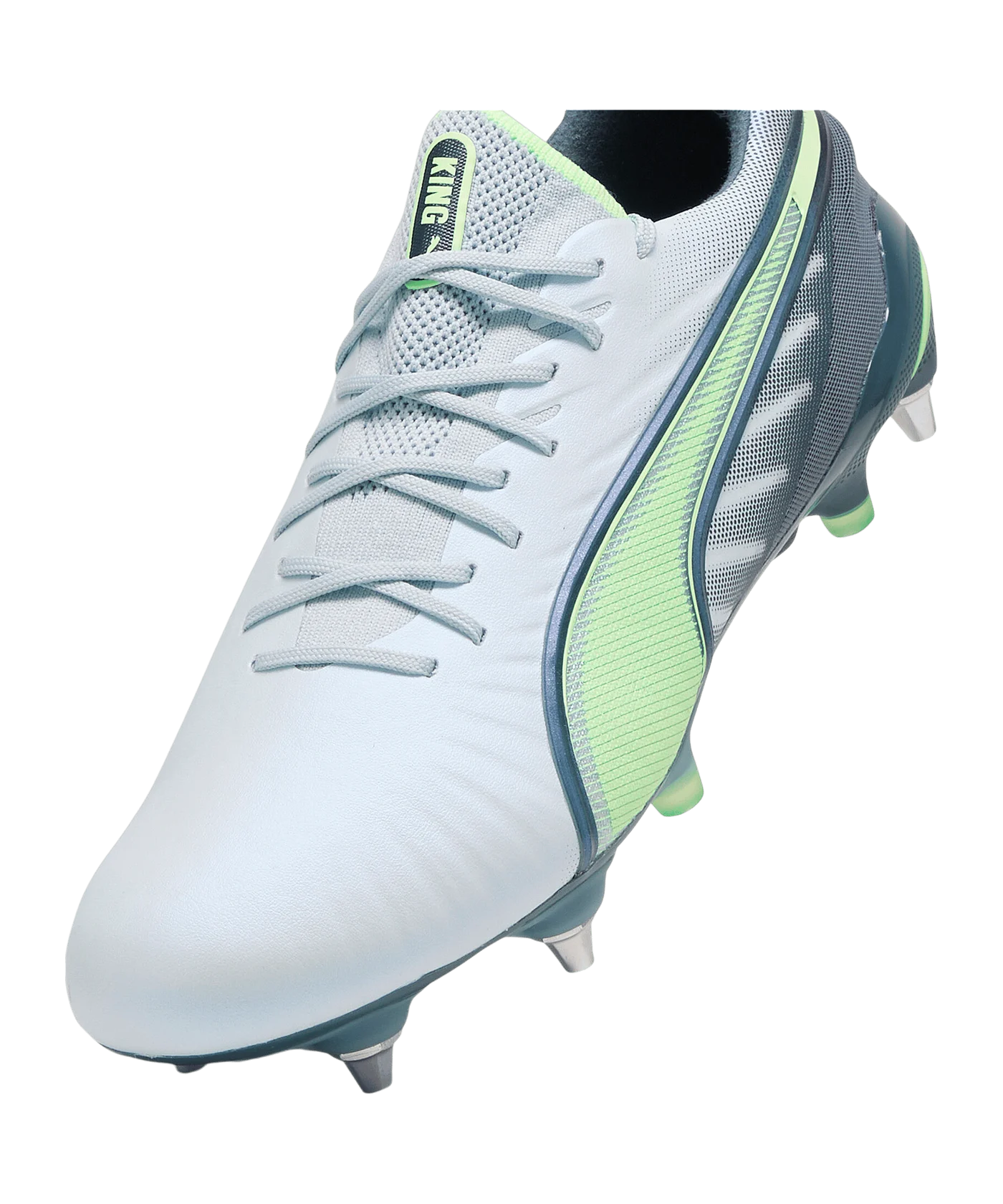 PUMA KING Ultimate MxSG Lights Out Blau Grün F03