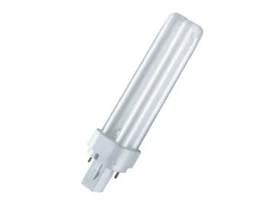 OSRAM DULUX D - Ikke-integreret kompakt fluorescerende lyspære - form: T11 - G24d-3 - 26 W - klasse G - 3000 K