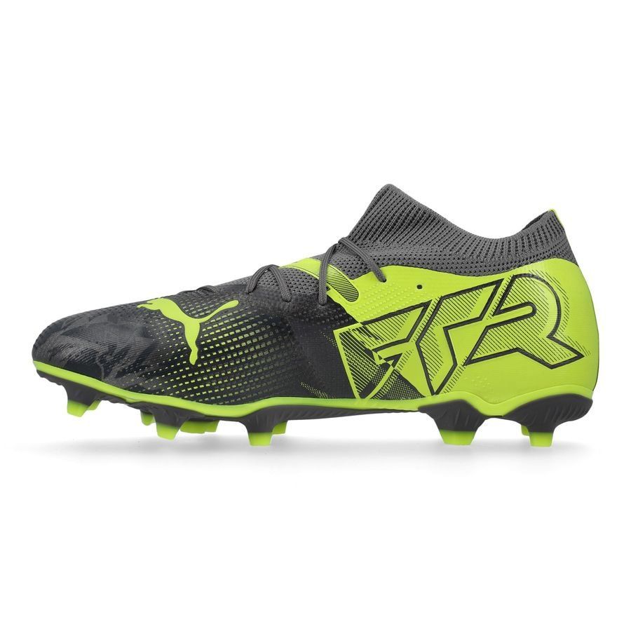 PUMA Future 7 Match FG/AG Rush - Strong Gray/Cool Dark Gray/Electric Lime ÉDITION LIMITÉE