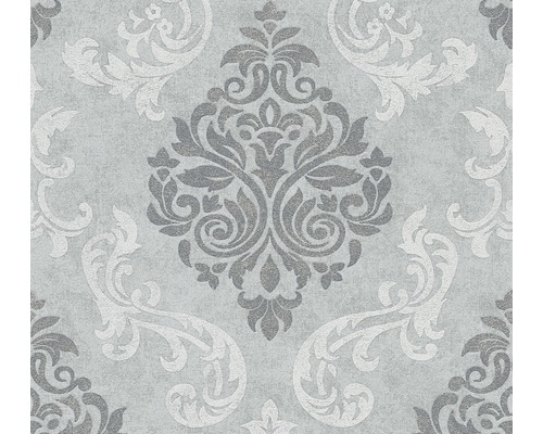 Vliesbehang 36570-2 Ornament Glans Grijs