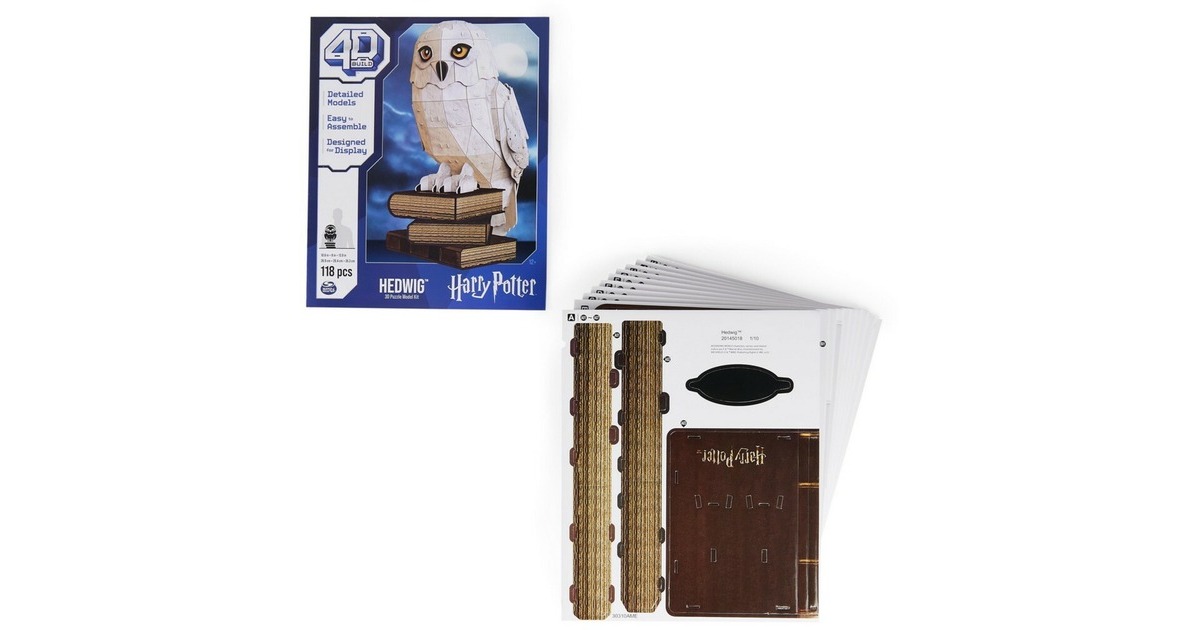 Spin MasterHarry Potter: 4D Build - Hedwig 3D Puzzel