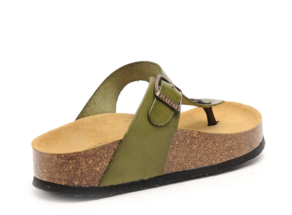 Plakton mules et sabots plats femme cp bolero vert