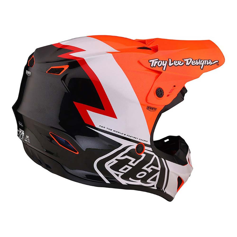 Troy Lee Designs - Casque GP Volt Gris / Orange / Noir