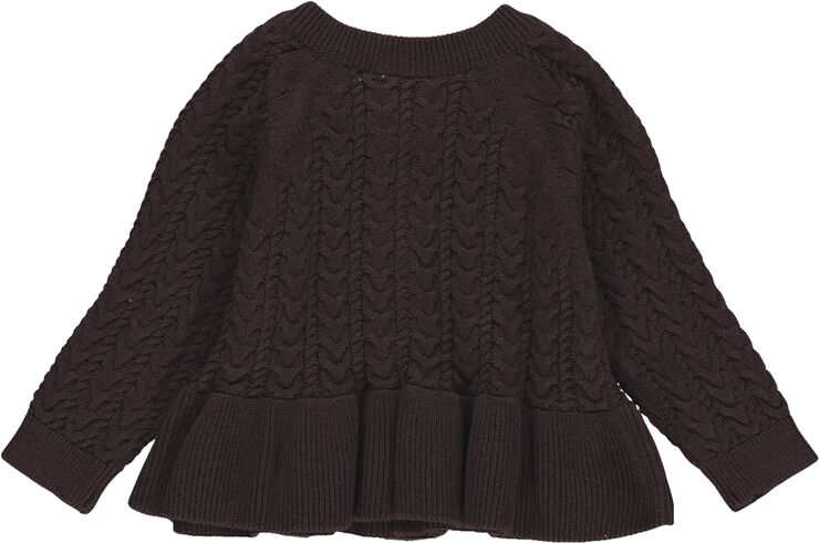 Müsli by Green Cotton Knit frill cardigan baby 19141901