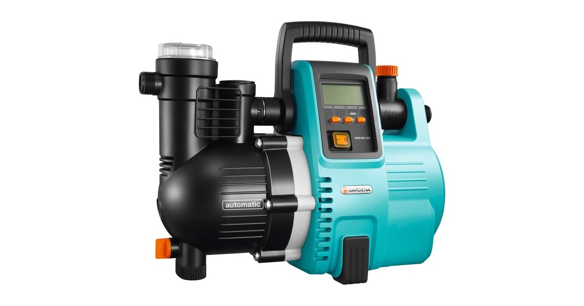 GARDENAHydrofoorpomp 5000/5 LCD   (Turquoise/zwart, 1759-20)