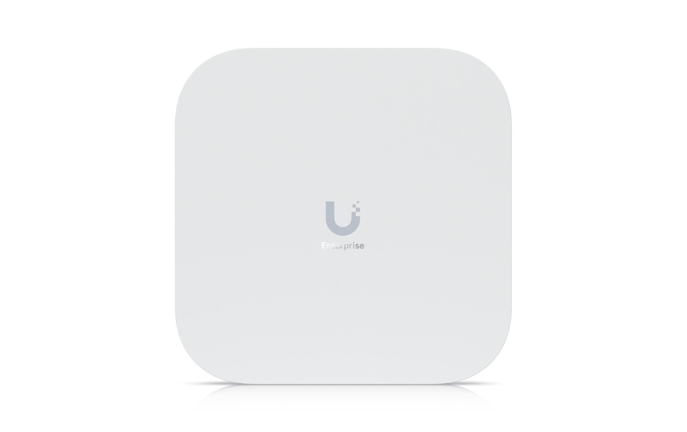 Access Point E7<br>Indoor Access Point der Enterprise-Klasse mit 10-Stream-WiFi 7-Leistung, einem 10-GbE-Uplink und einem redundanten GbE-Port für hohe Verfügbarkeit.