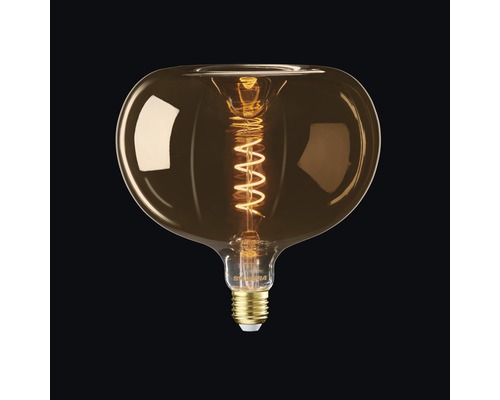 LED Globe Lamp G190 E27/4W (16W) Dimbaar Filament Amber 250 lm 2000 K Warm Wit
