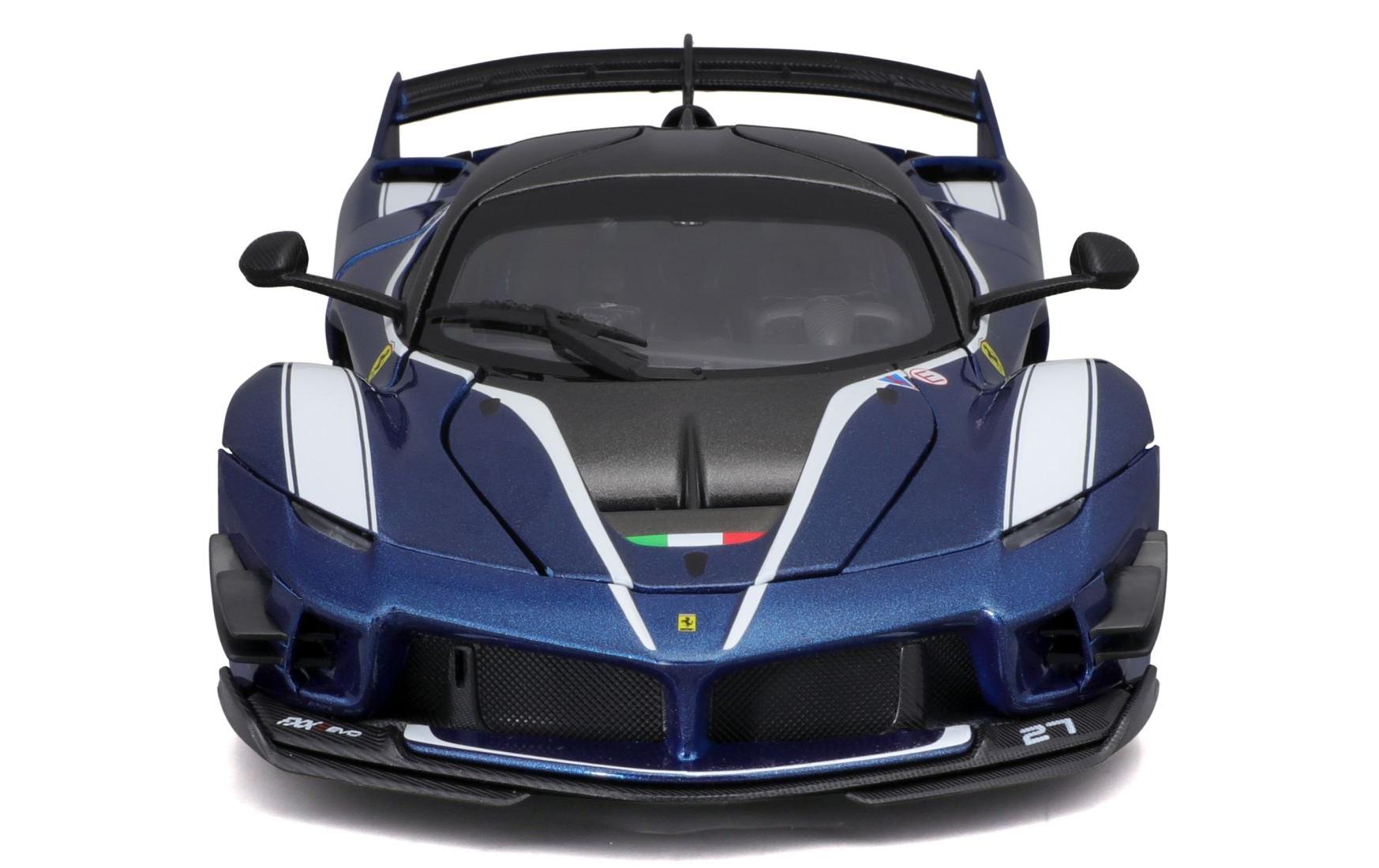 Ferrari R&P FXX-K EVO Blau 1:18Sammlermodell im Massstab 1:18