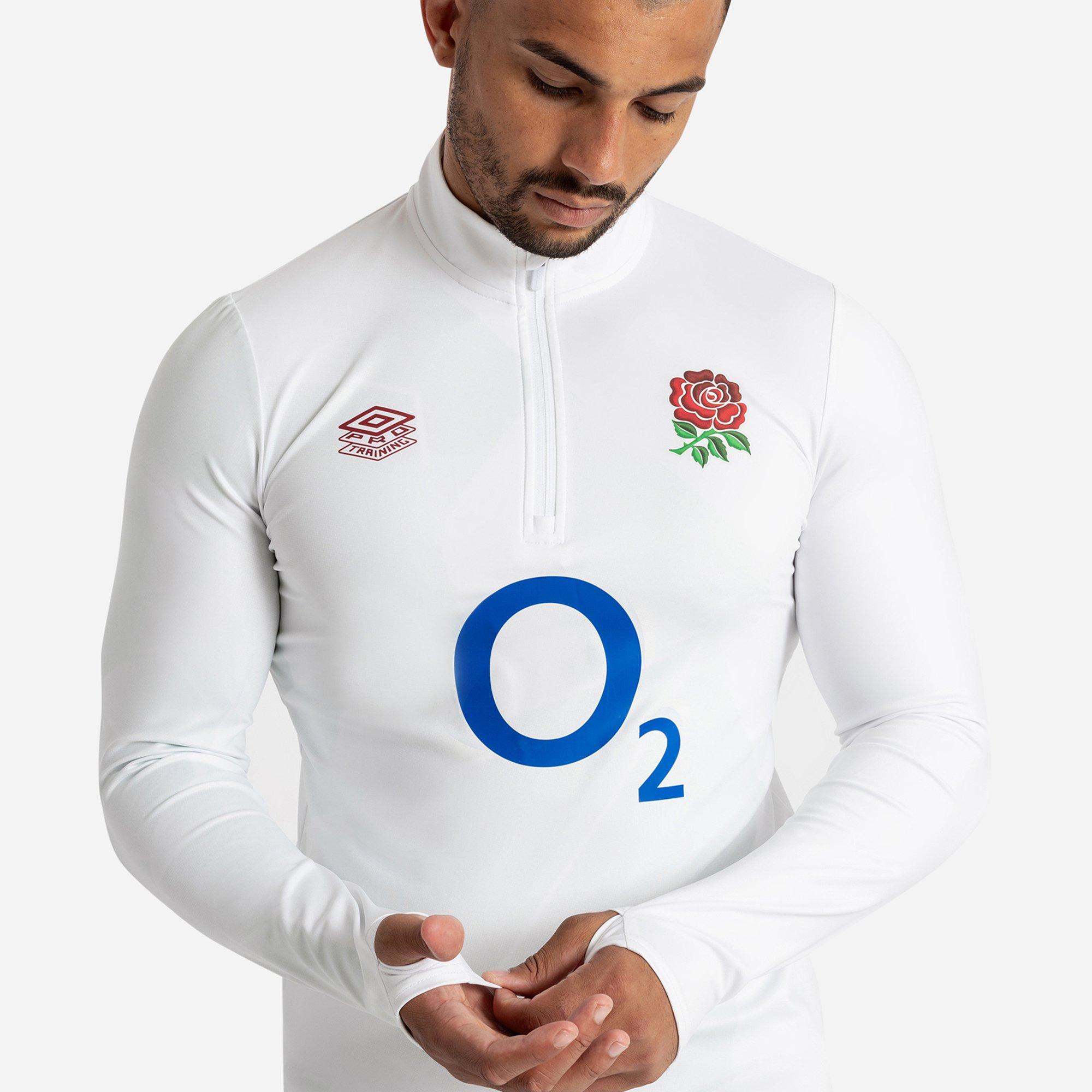 Umbro England Rugby Warm Up Mid Layer Top 2023 Adults