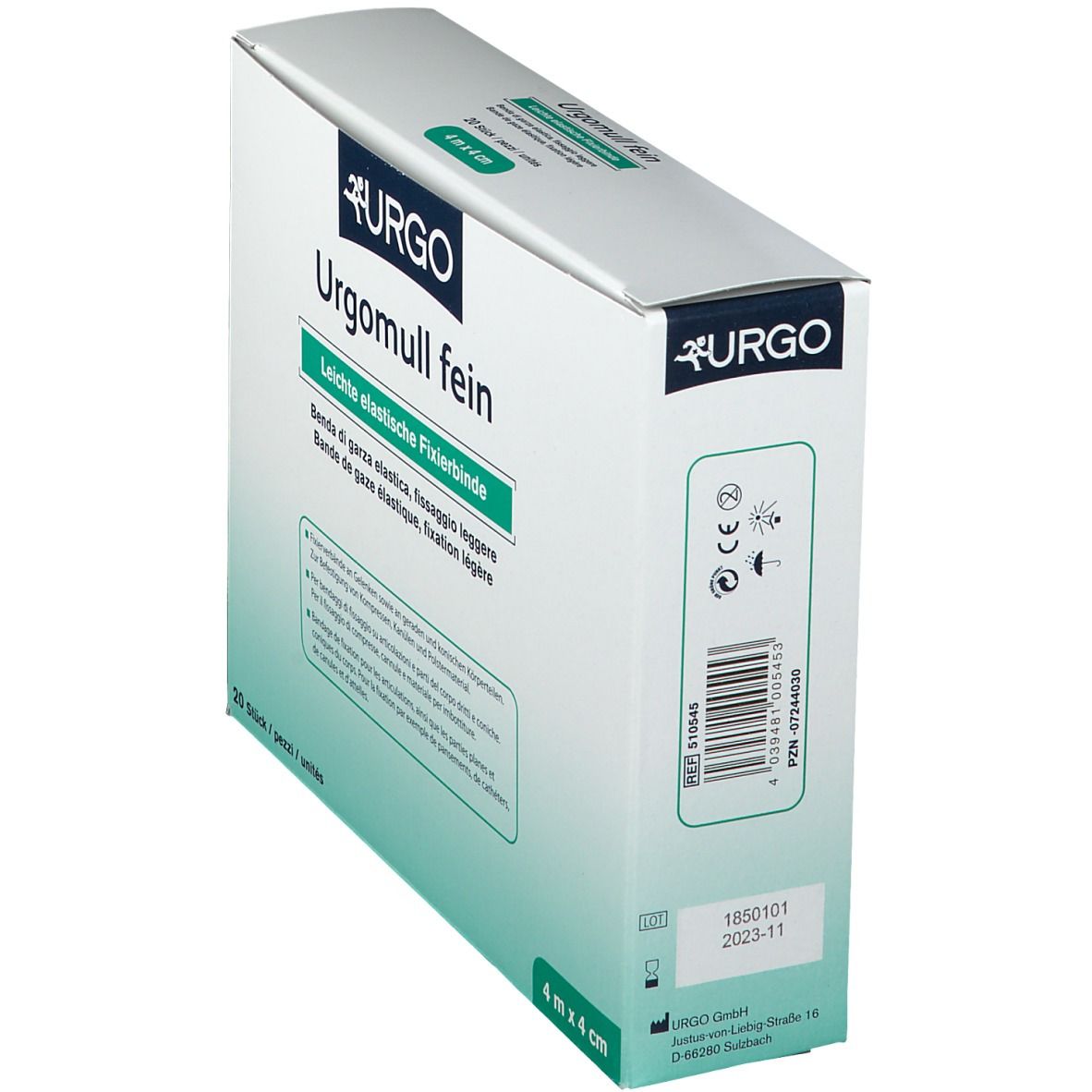 URGOmull fein 4 m x 4 cm