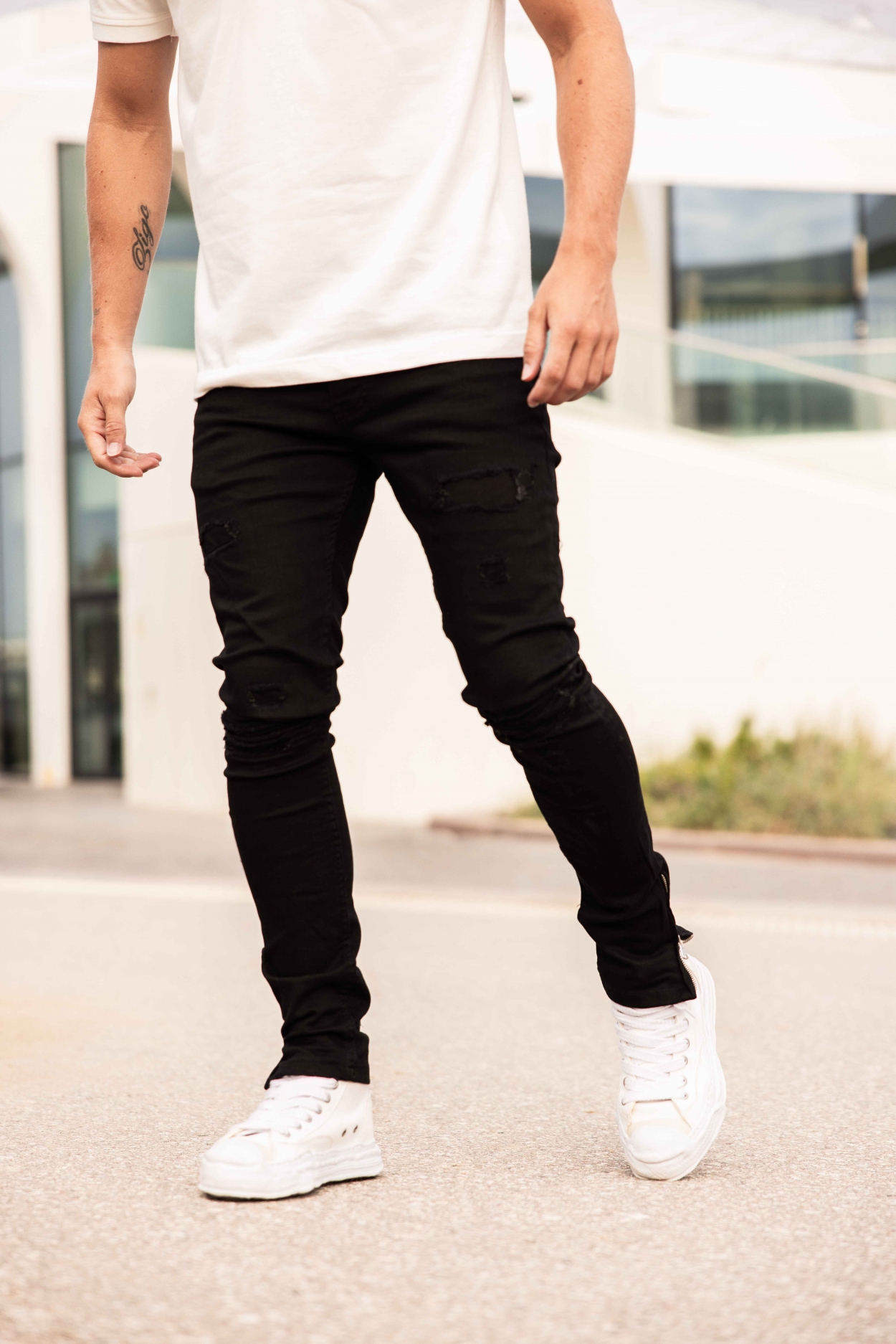 Richesse Napoleon Jeans Heren Zwart