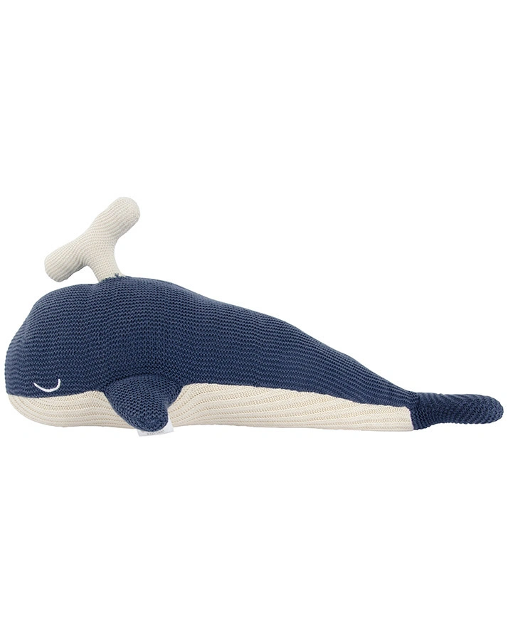 Kuscheltier WAL (47cm) in blau