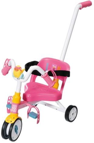 BABY born - Trike Poppenfietsset - Driewieler - Roze