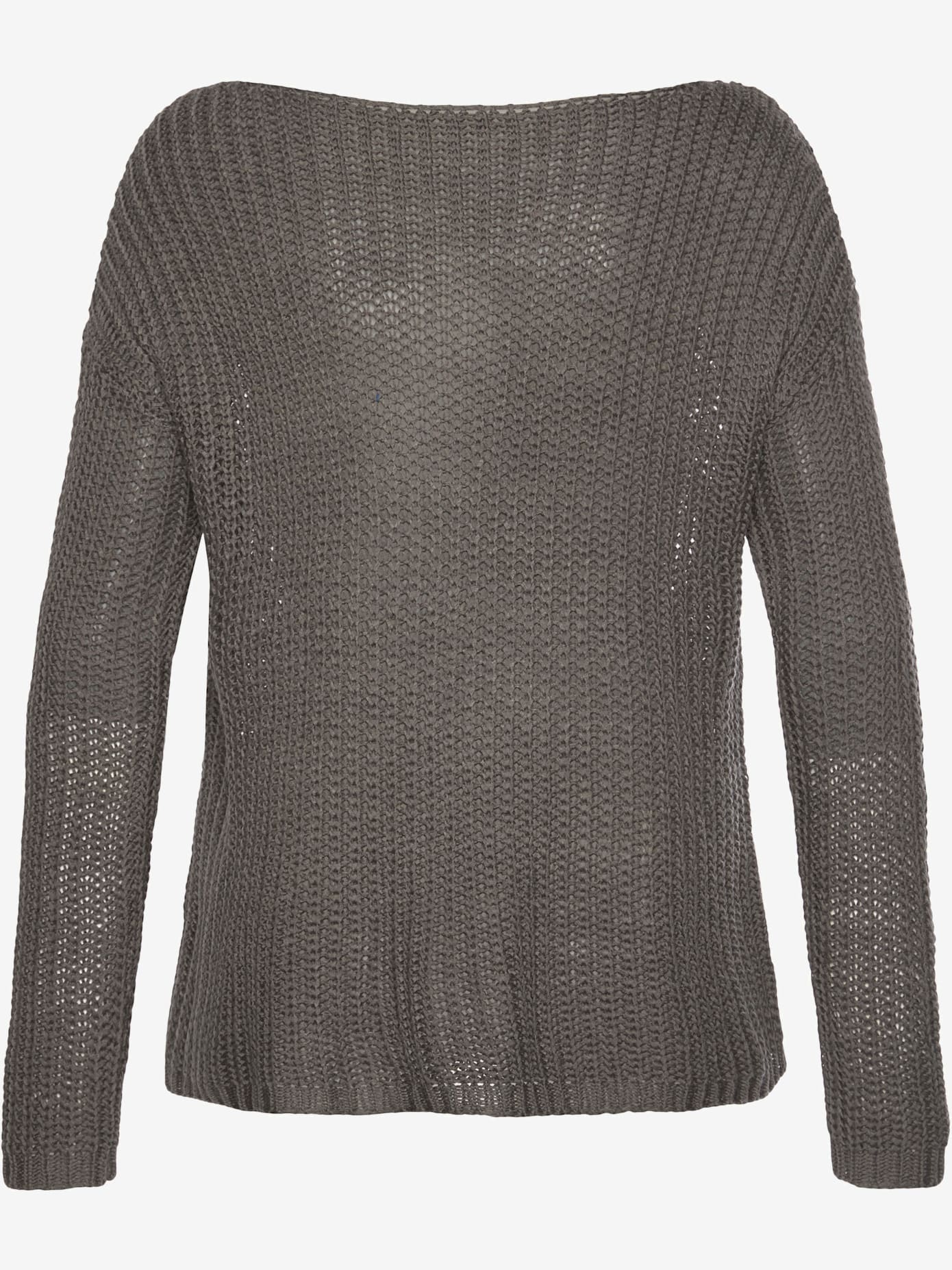 Pull col rond pull large avec encolure en u