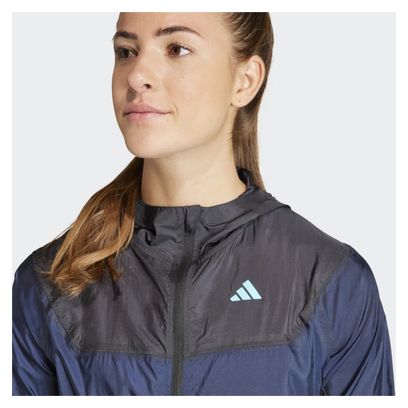 Veste imperméable Femme adidas Performance adizero Noir Bleu