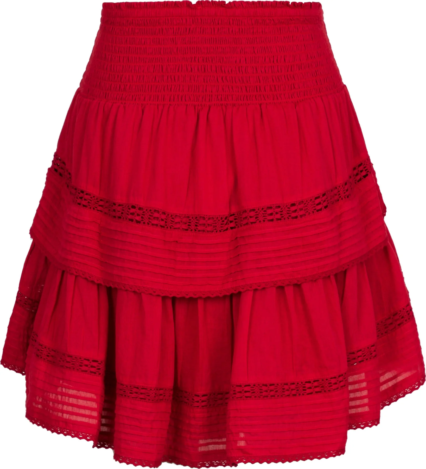 Neo Noir Kenia S Voile Skirt red