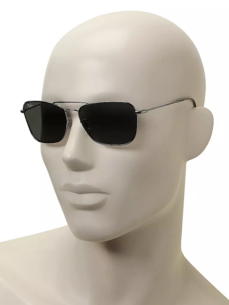 RAY BAN Sonnenbrille CARAVAN REVERSE silber