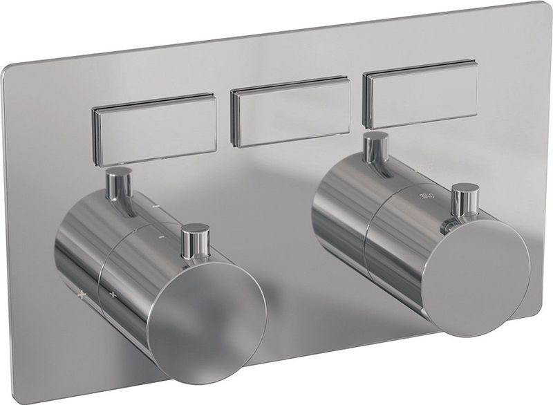 BRAUER Chrome Edition - Inbouwthermostaat - Chroom - 3 Functies