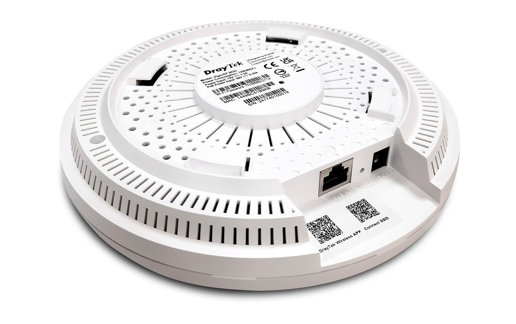 Mesh Access Point VigorAP 962C<br>Dual-Band WiFi 6 Access Point mit Mesh-Unterstützung für die Wand- und Deckenmontage