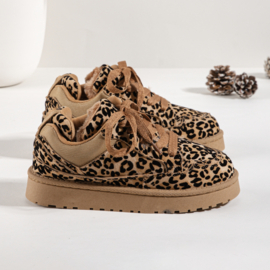 Cozy chunky sneakers - leopard
