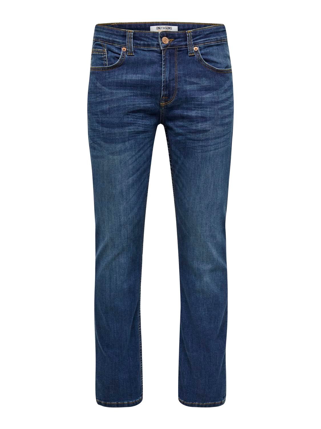 ONSWEFT Mittlere Taille Normal geschnitten Jeans Medium Blue Denim
