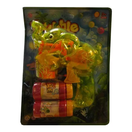 China Trading Elefant Seifenblasenpistole mit LED Licht, Größe: 15 cm