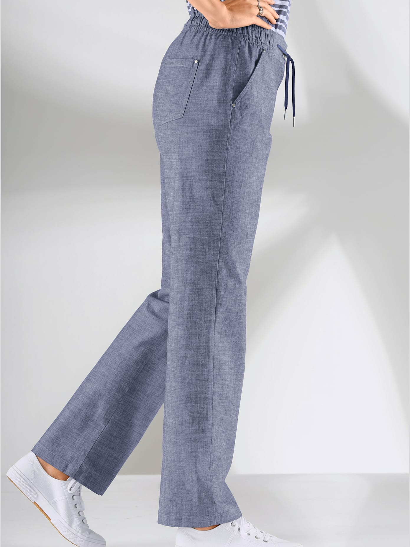 Pantalon coupe sportive ceinture élastique