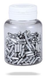 Embouts de Câbles de Dérailleur en Alu BBB 500 Pcs Argent