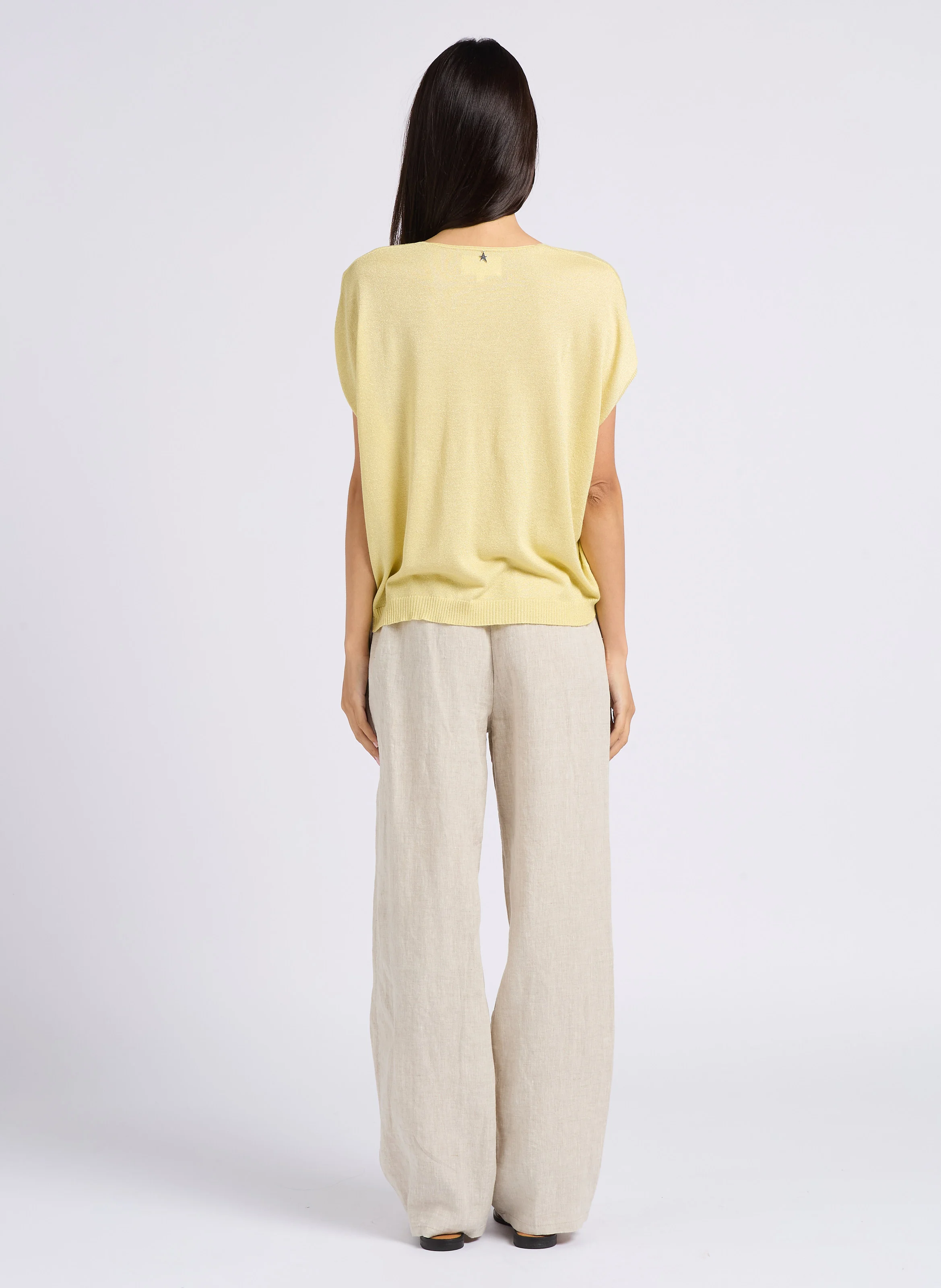 HORELIA - Sandales plates en cuir | Blanc