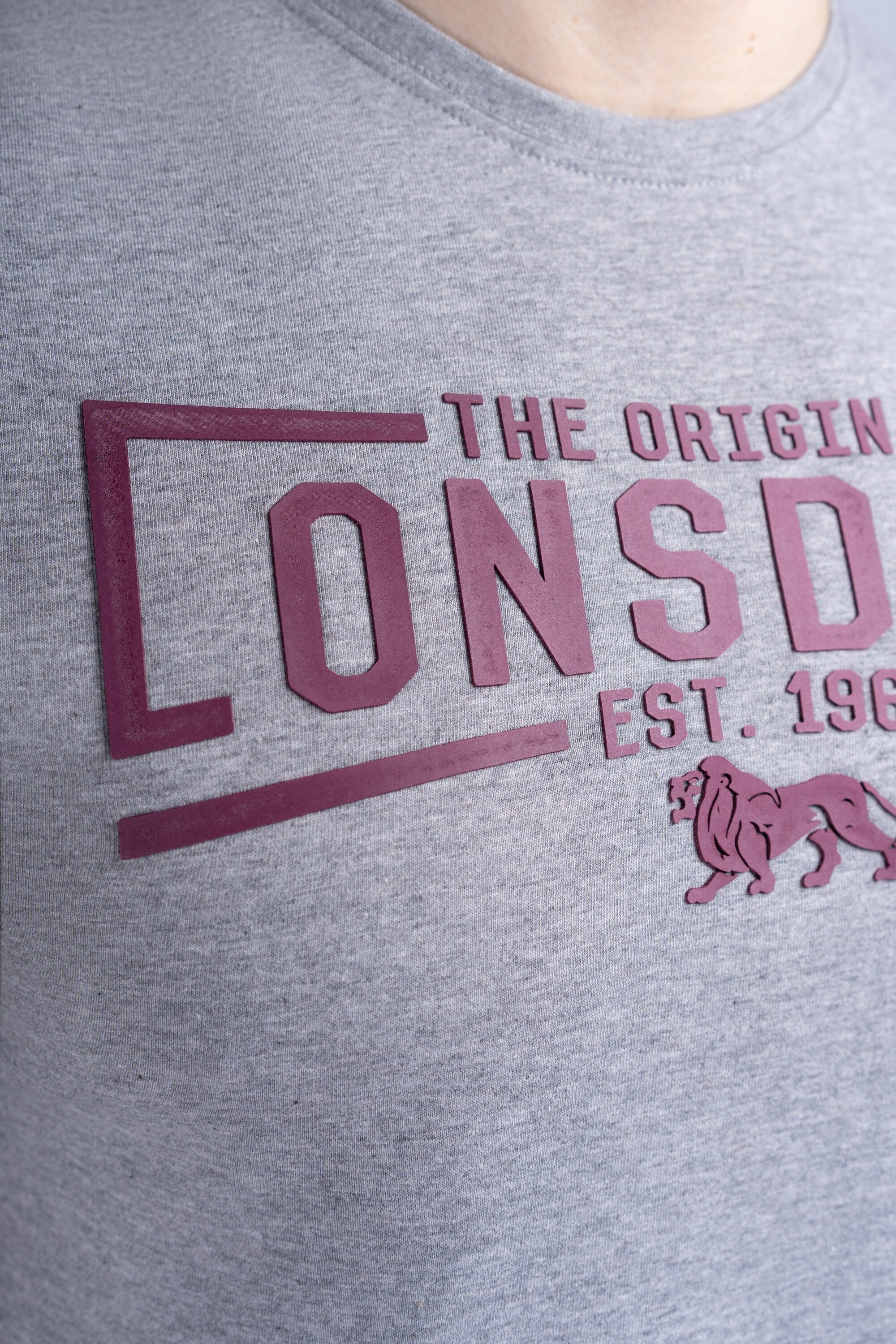 Lonsdale Herren T-Shirt normale Passform NYBSTER