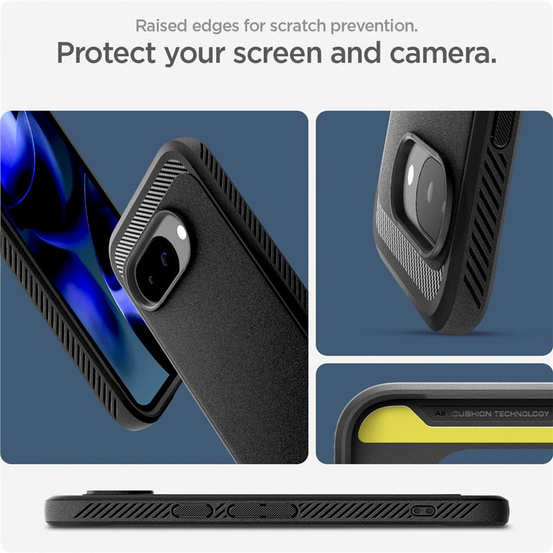 Google Pixel 9a Rugged Armor Case Hülle MagSafe-Modul (ACS09041) - Schwarz (Matt)