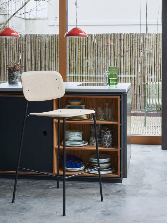 Hay Pao Steel hanglamp Ø23 soft black