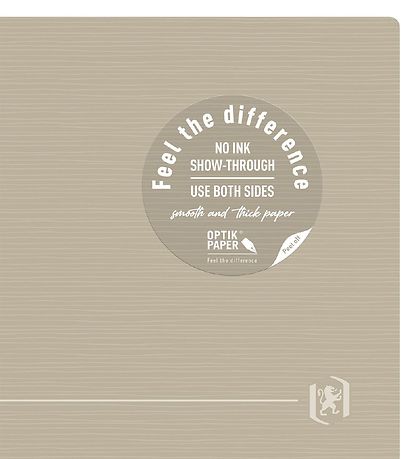 Oxford Notizbuch - Origins - Gefüttert - A4 + - Beige