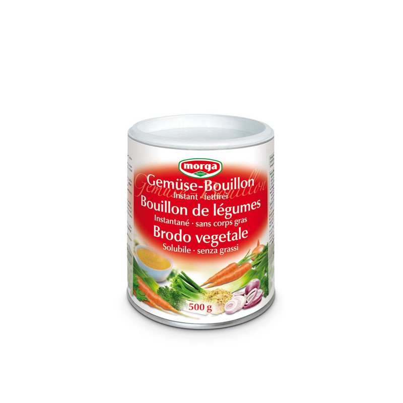 MORGA Gemüse Bouillon<br>500 g, Dose, fettfrei