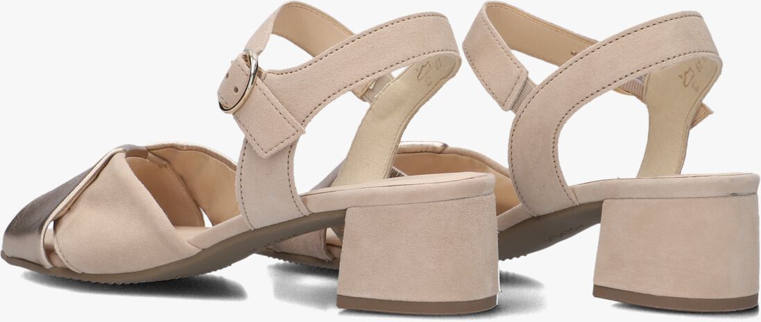 beige gabor sandalen met hak 772.1